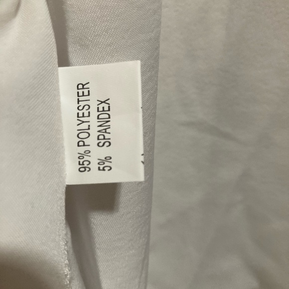 Women's Long Sleeve White Button Down - for work, dress up, formal / casual - Picture 8 of 16